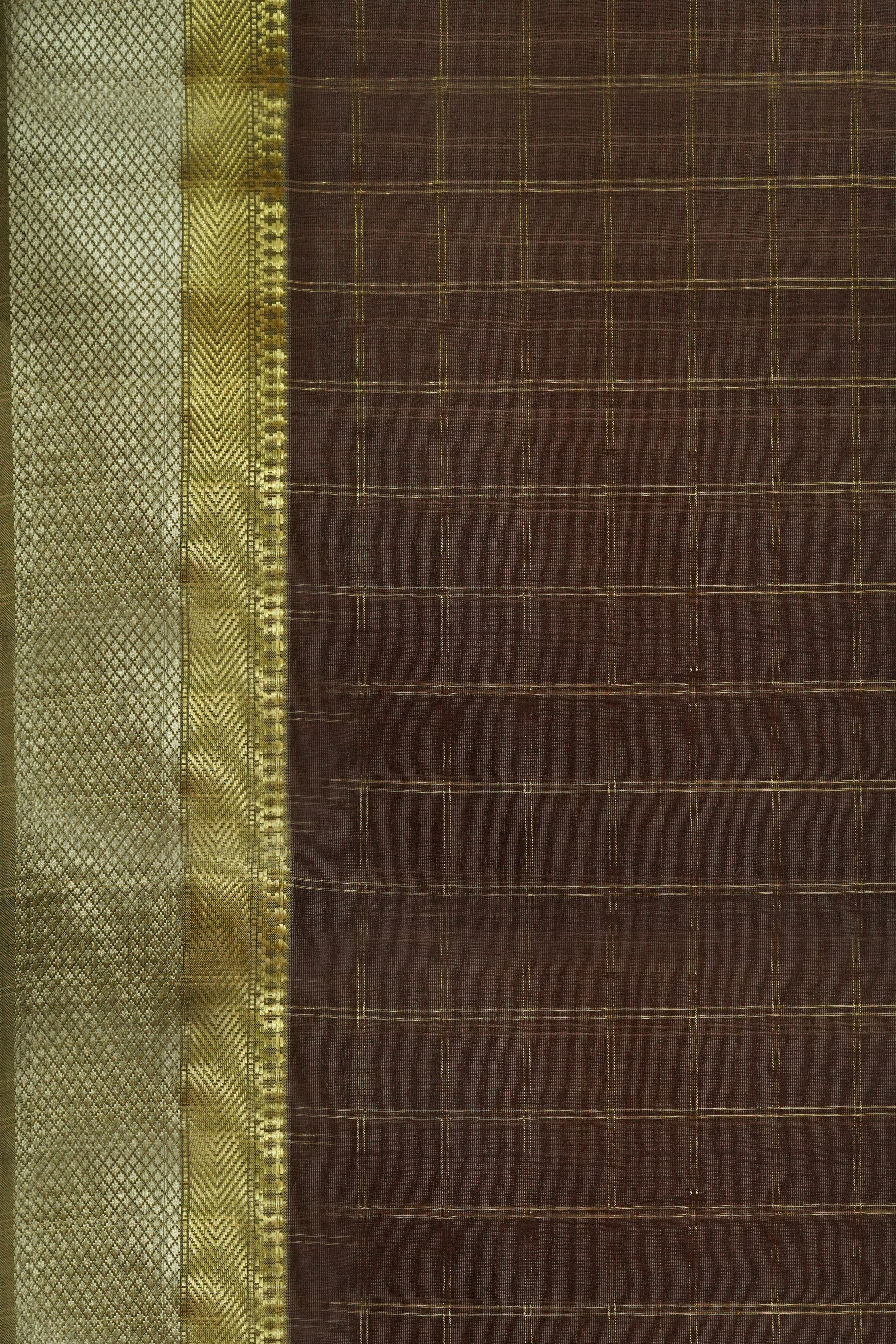 Maheshwari Cotton Silk Silk Border Check Saree