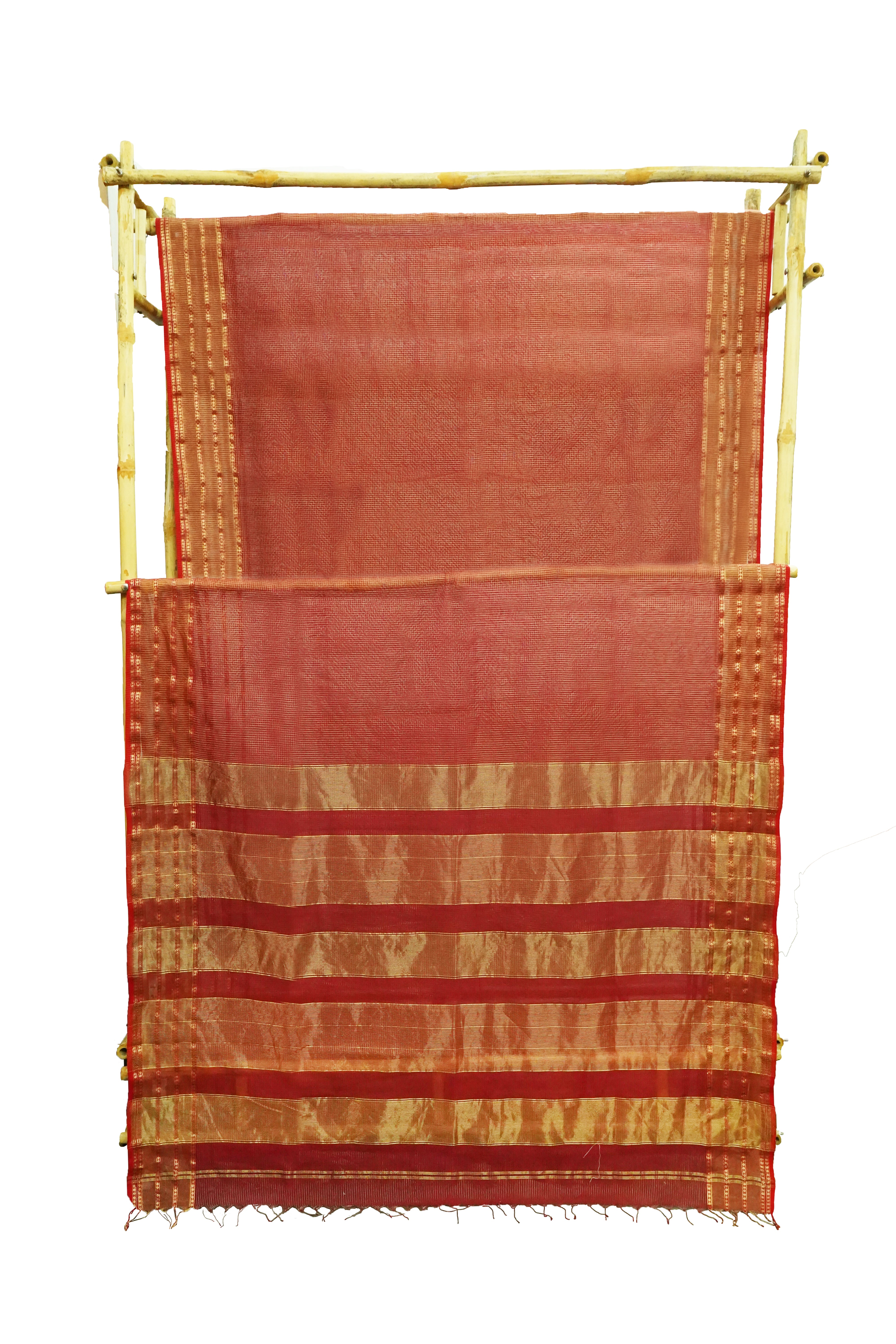 Maheshwari Cotton Silk Small Check Saree