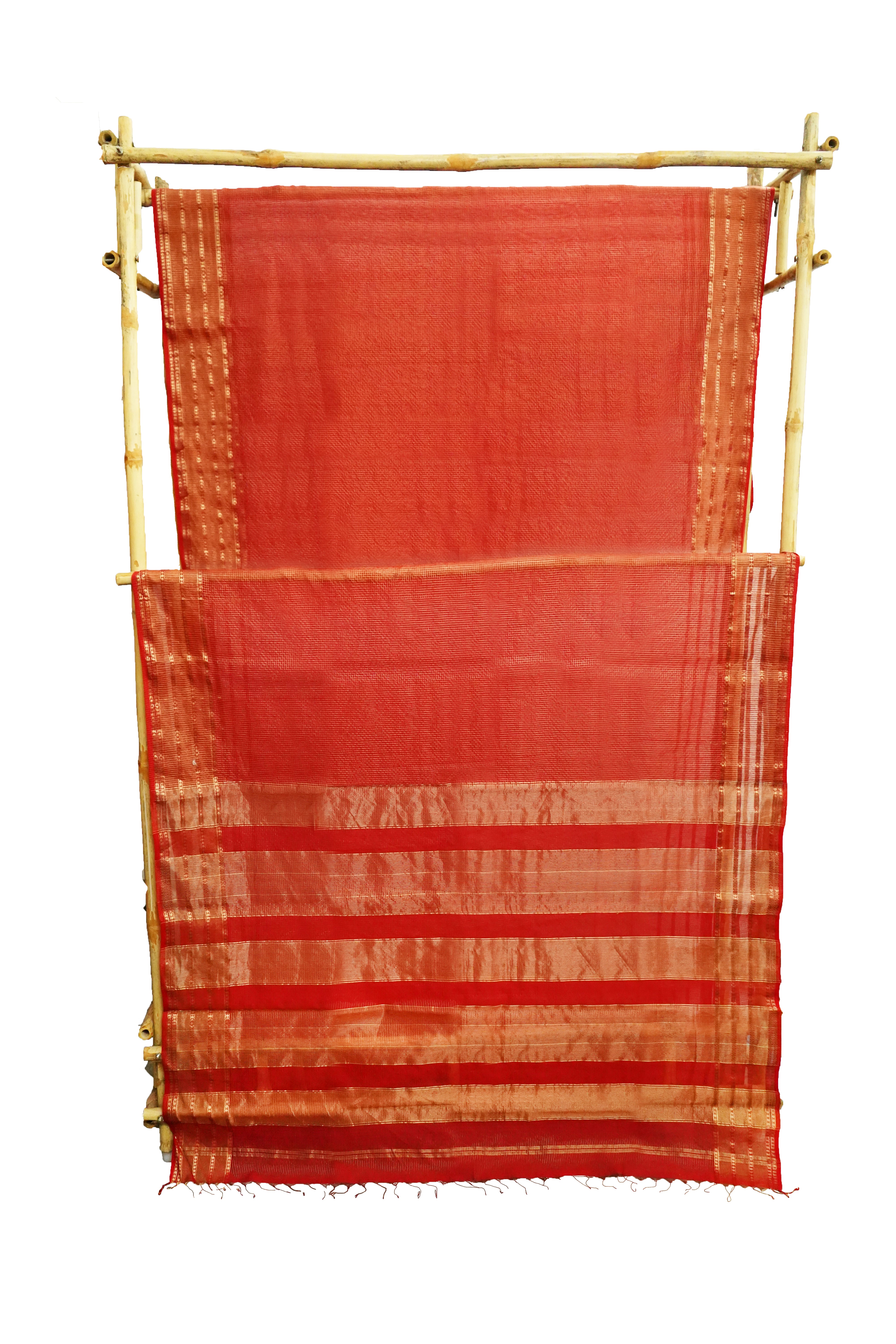 Maheshwari Cotton Silk Small Check Saree