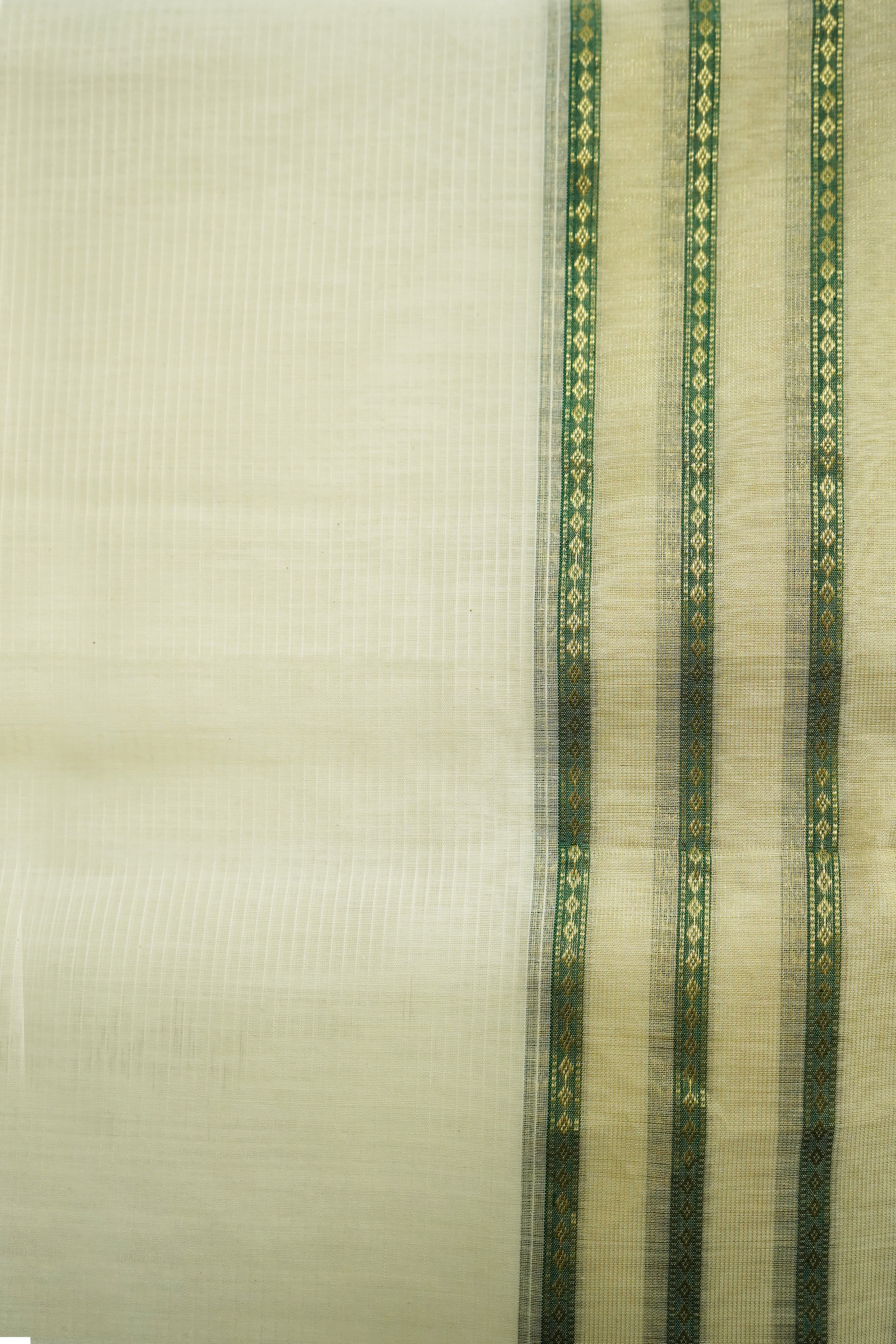 Maheshwari Cotton Silk Scote Border Saree