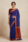 Maheshwari Cotton Silk Star Booti Saree