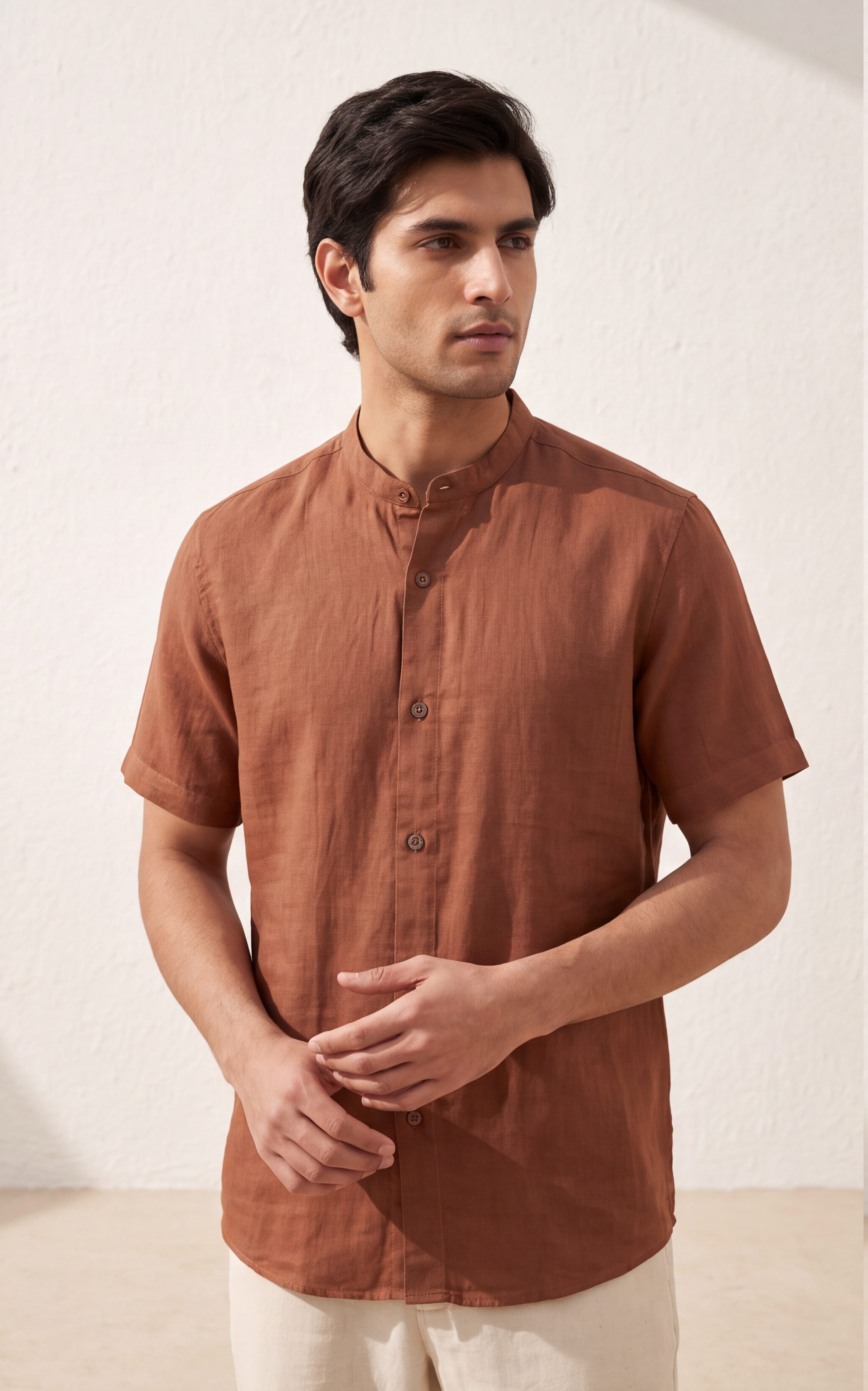 Muslin Double Gauze Cotton Shirt