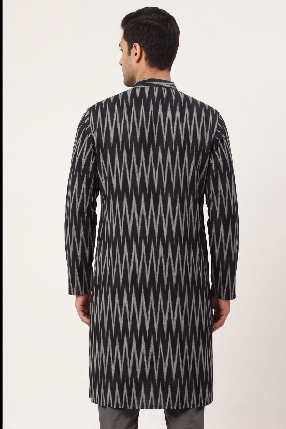 Ikat Cotton Kurta