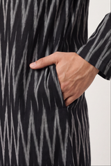 Ikat Cotton Kurta