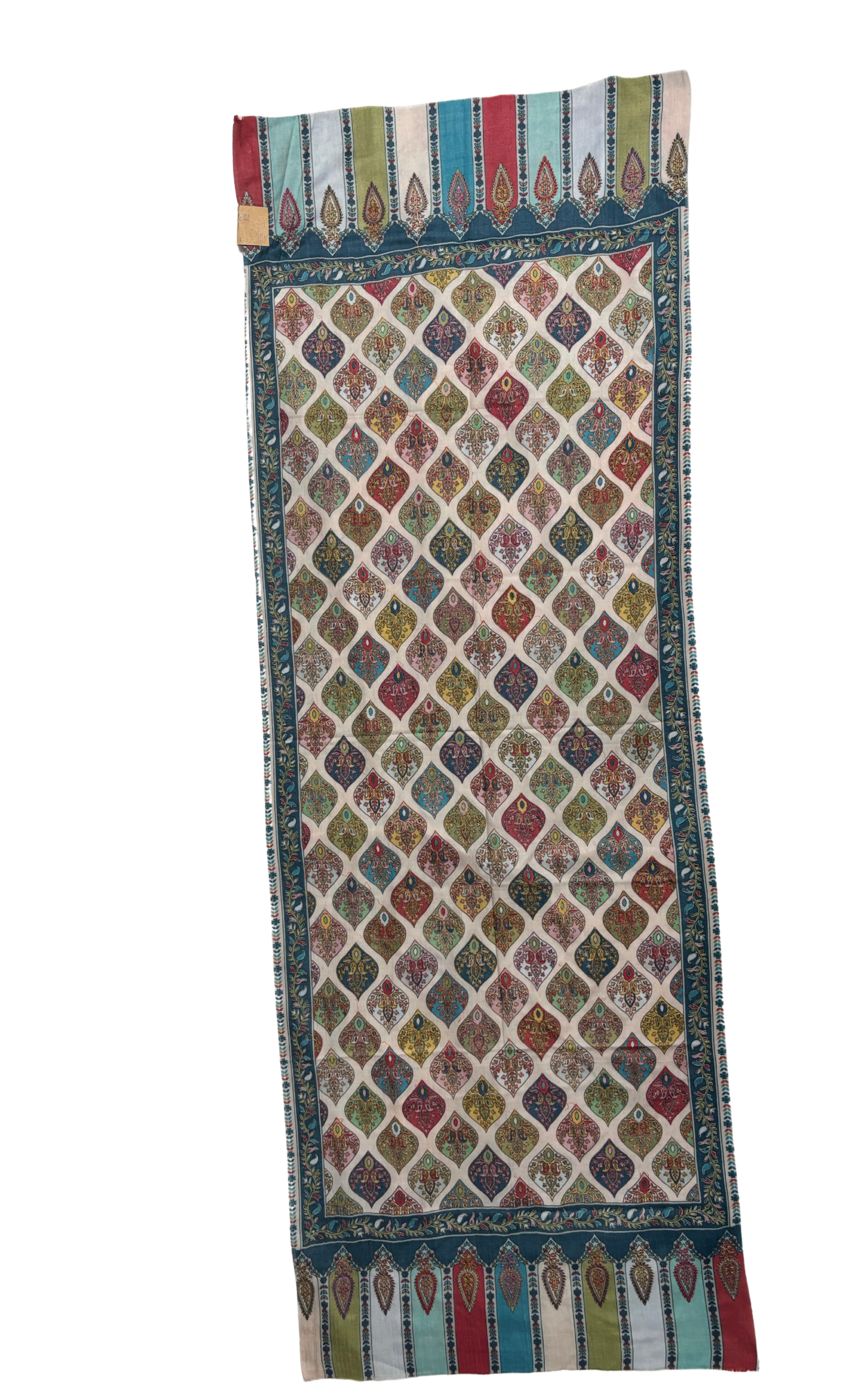 Pashmina Kalam Kari Aari Work Fine Shawl