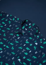 Mix Cotton Animal Printed Men’s Shirt