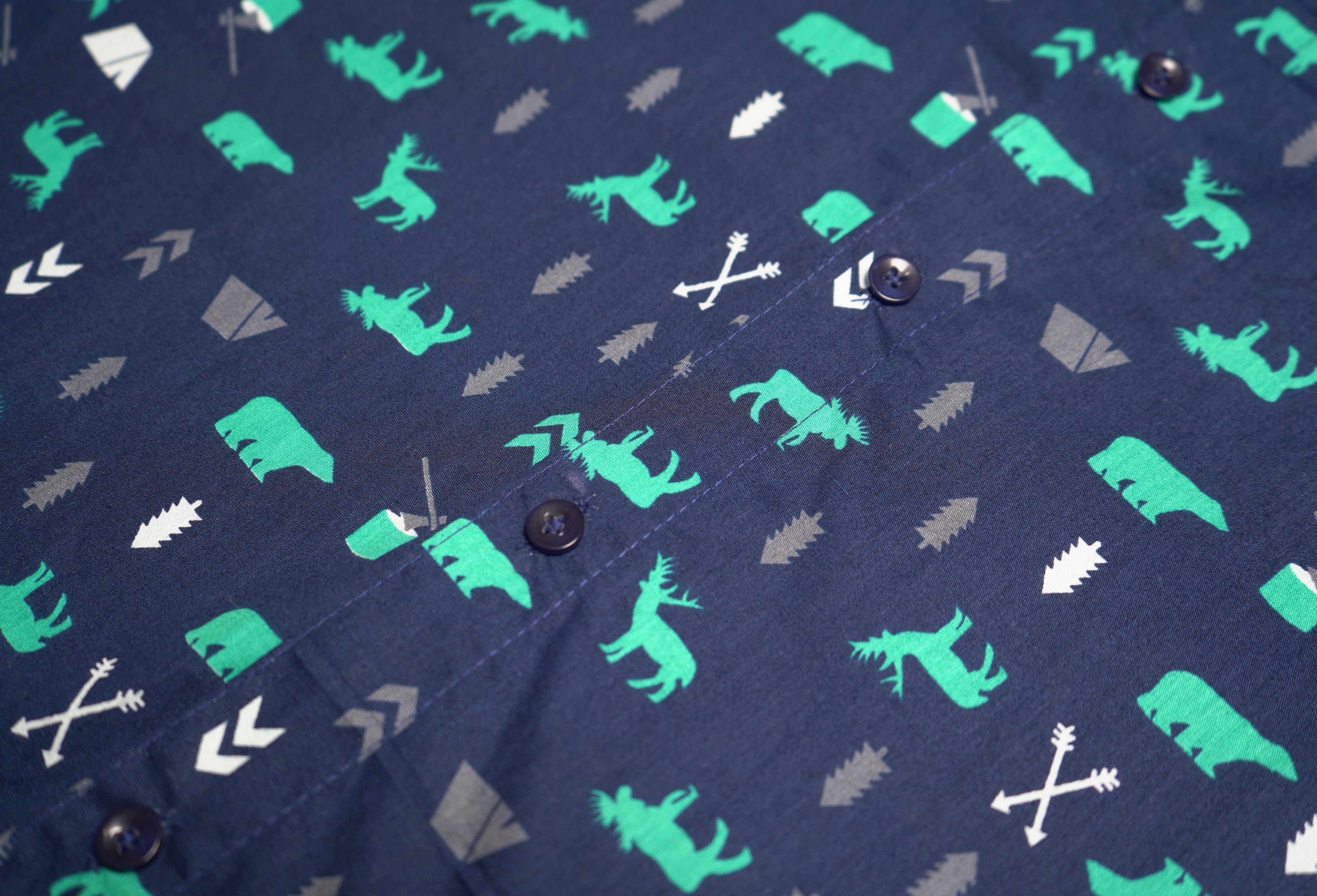 Mix Cotton Animal Printed Men’s Shirt