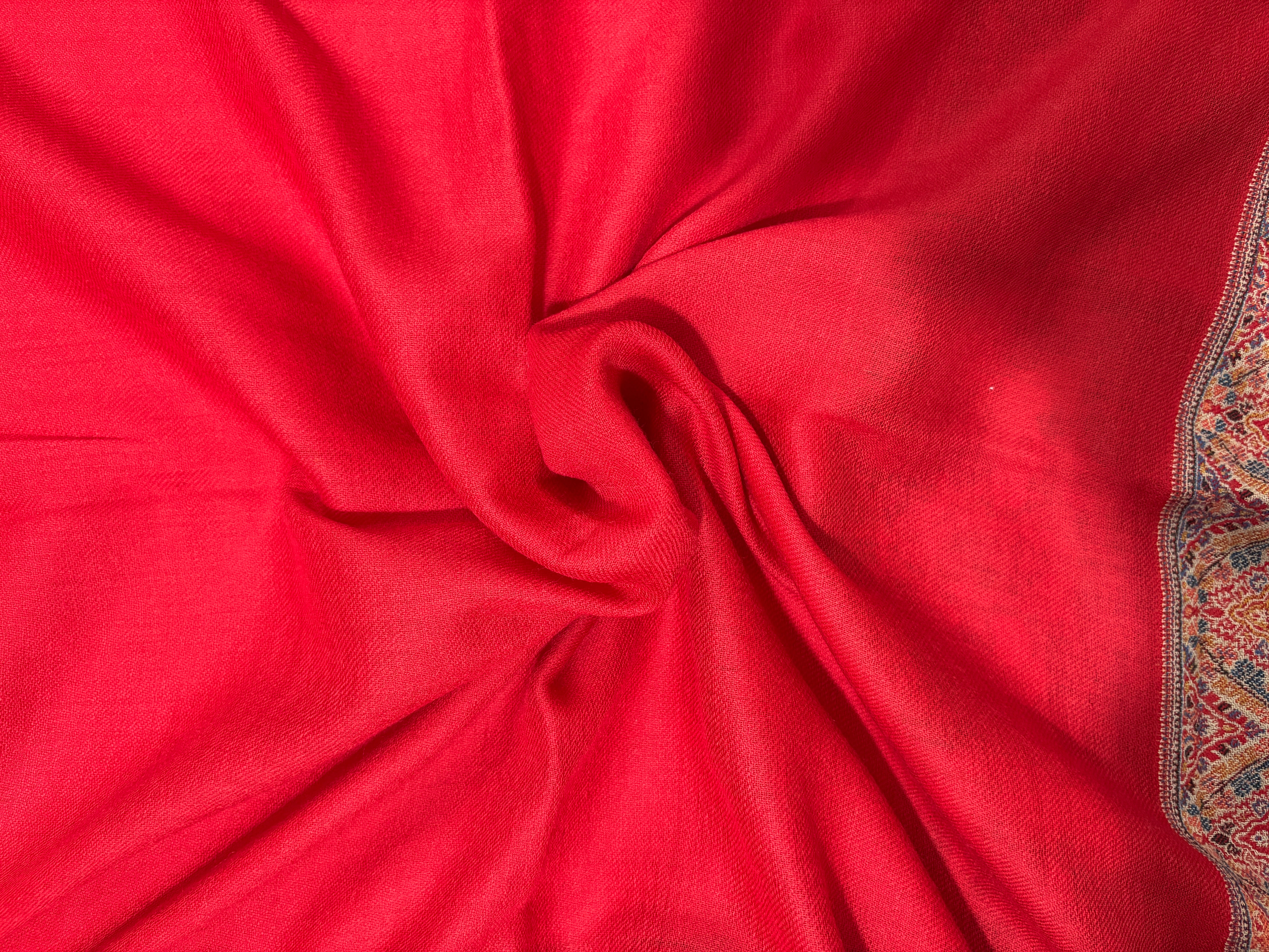 Pashmina Kani Work Border Shawl