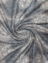 Premium Pashmina Aari Work Shawl – Greige
