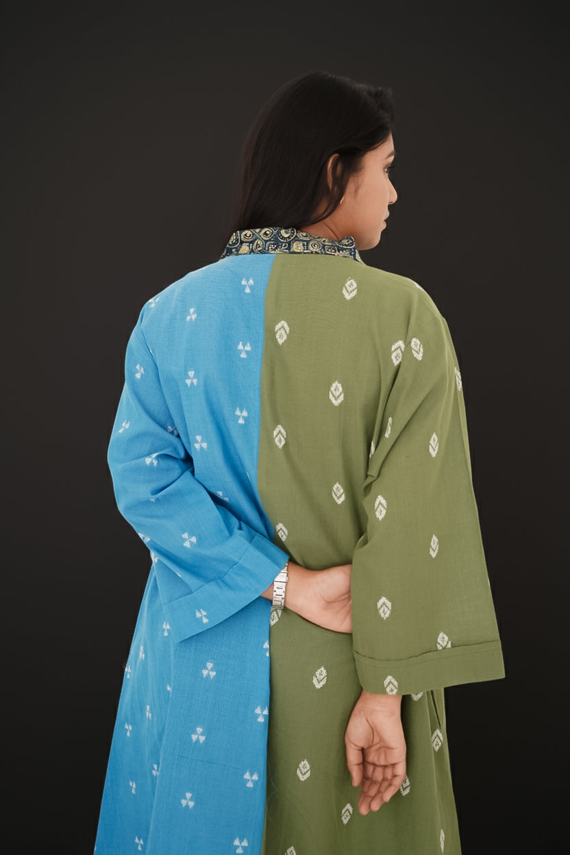 Ardhanareshwar Cotton A-Line Dress