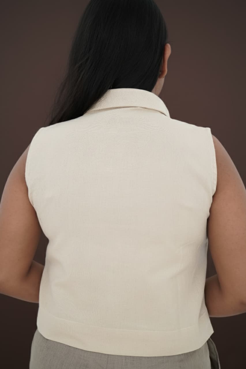 Boxy Fit Crop Shirt Summer Wear