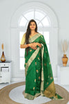 Pure Silk Chanderi Saree | Soft Shine & Elegant Drape