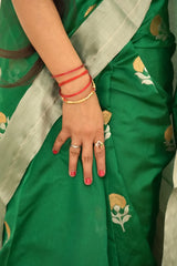 Pure Silk Chanderi Saree | Soft Shine & Elegant Drape