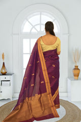 Pure Silk Chanderi Saree | Soft Shine & Elegant Drape