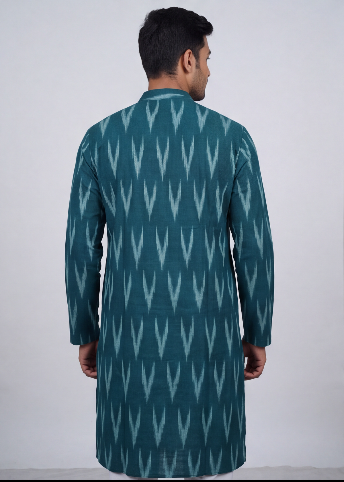 Ikat Cotton Kurta