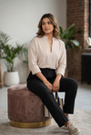 Pure Cotton Seersucker Oversized Shirt for Women