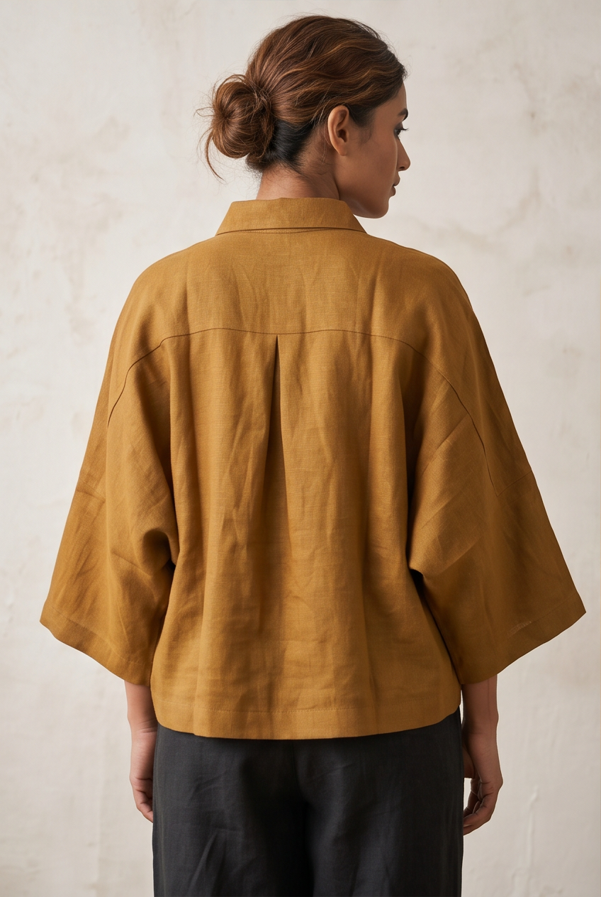 Women's Linen Oversized Jacket