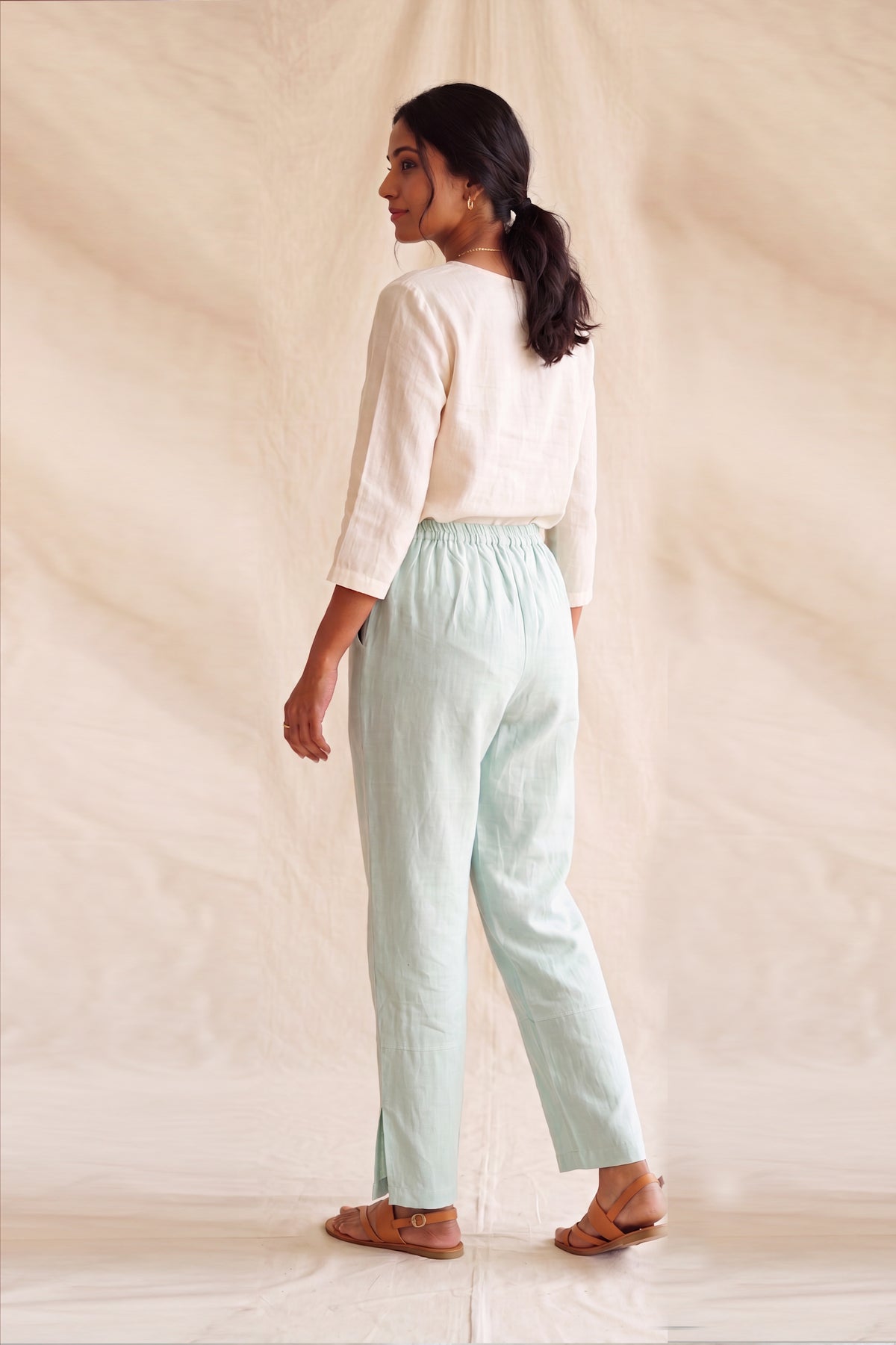 Women’s Khadi Cotton Straight Fit Trouser