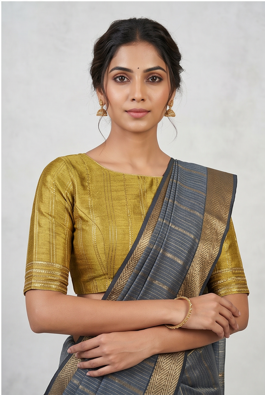 Maheshwari Cotton Silk Tissue Saree