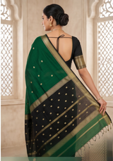 Maheshwari Cotton Silk Silk Boota Saree