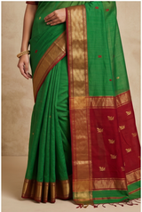 Maheshwari Cotton Silk Saree