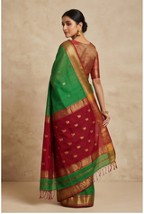 Maheshwari Cotton Silk Saree