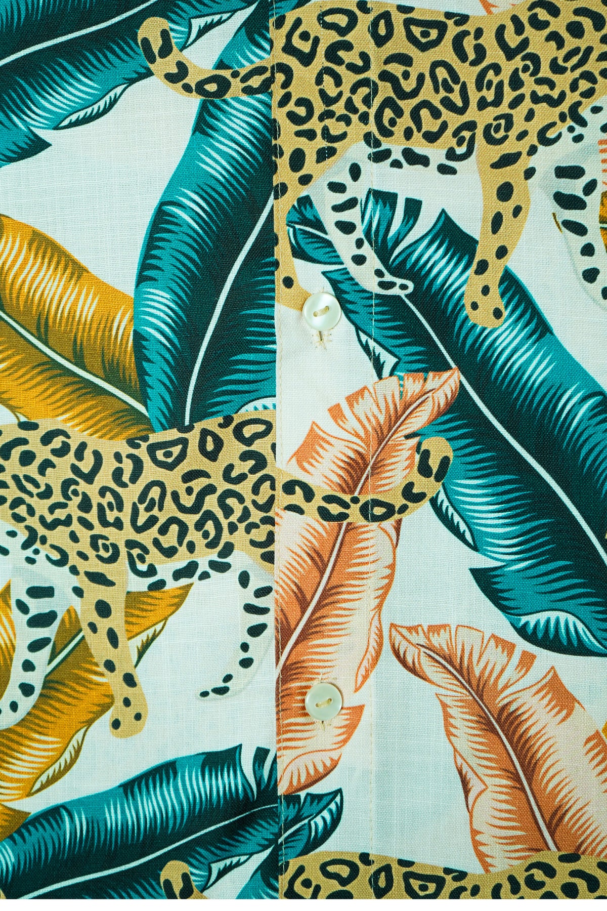Men's Mix Cotton Printed Shirt