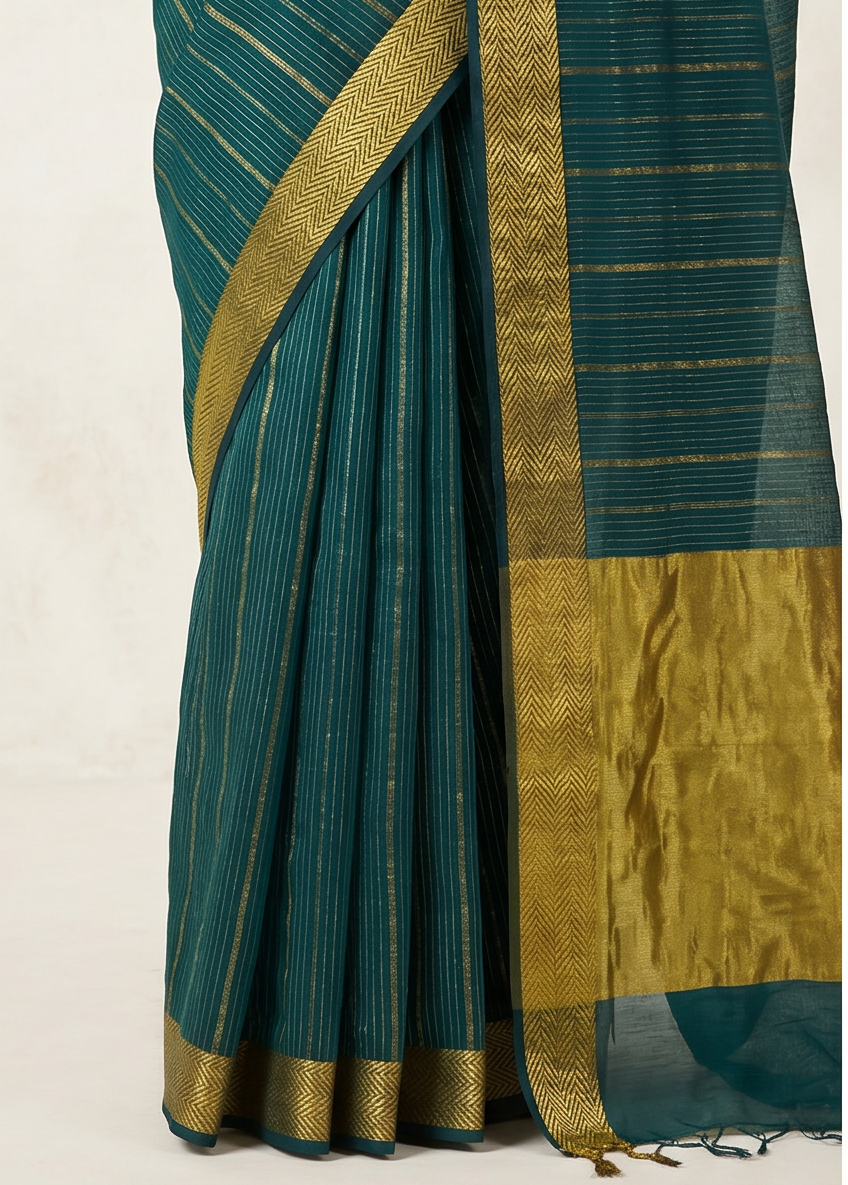 Maheshwari Cotton Silk Tissue Saree