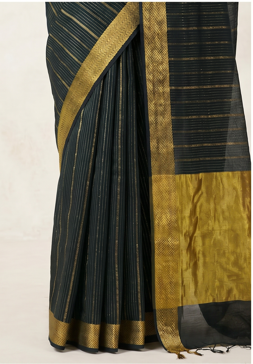 Maheshwari Cotton Silk Tissue Saree