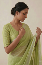 Maheshwari Cotton Silk Full Tissue Saree