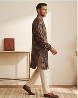 Premium Bamboo Silk Printed Kurta
