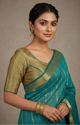 Maheshwari Cotton Silk Tissue Saree