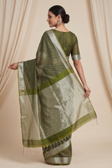 Maheshwari Cotton Silk Full Tissue Saree