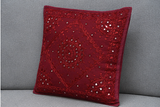 Mirror Embroidered Cushion Cover