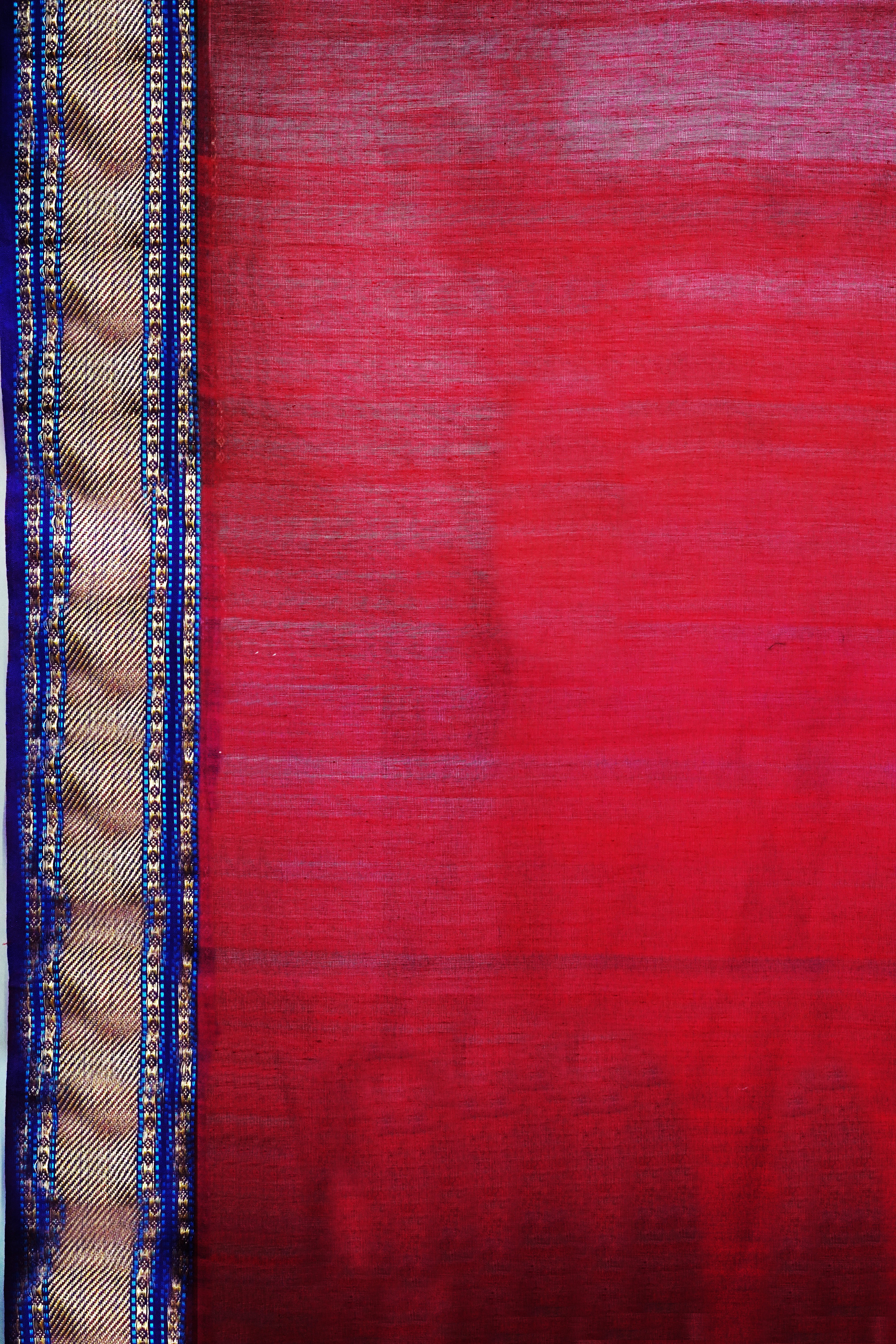 Maheshwari Cotton Silk Saree with Eye Border