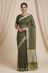 Maheshwari Cotton Silk Full Tissue Saree