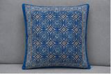 Blue Traditional Handcrafted Cushion Cover