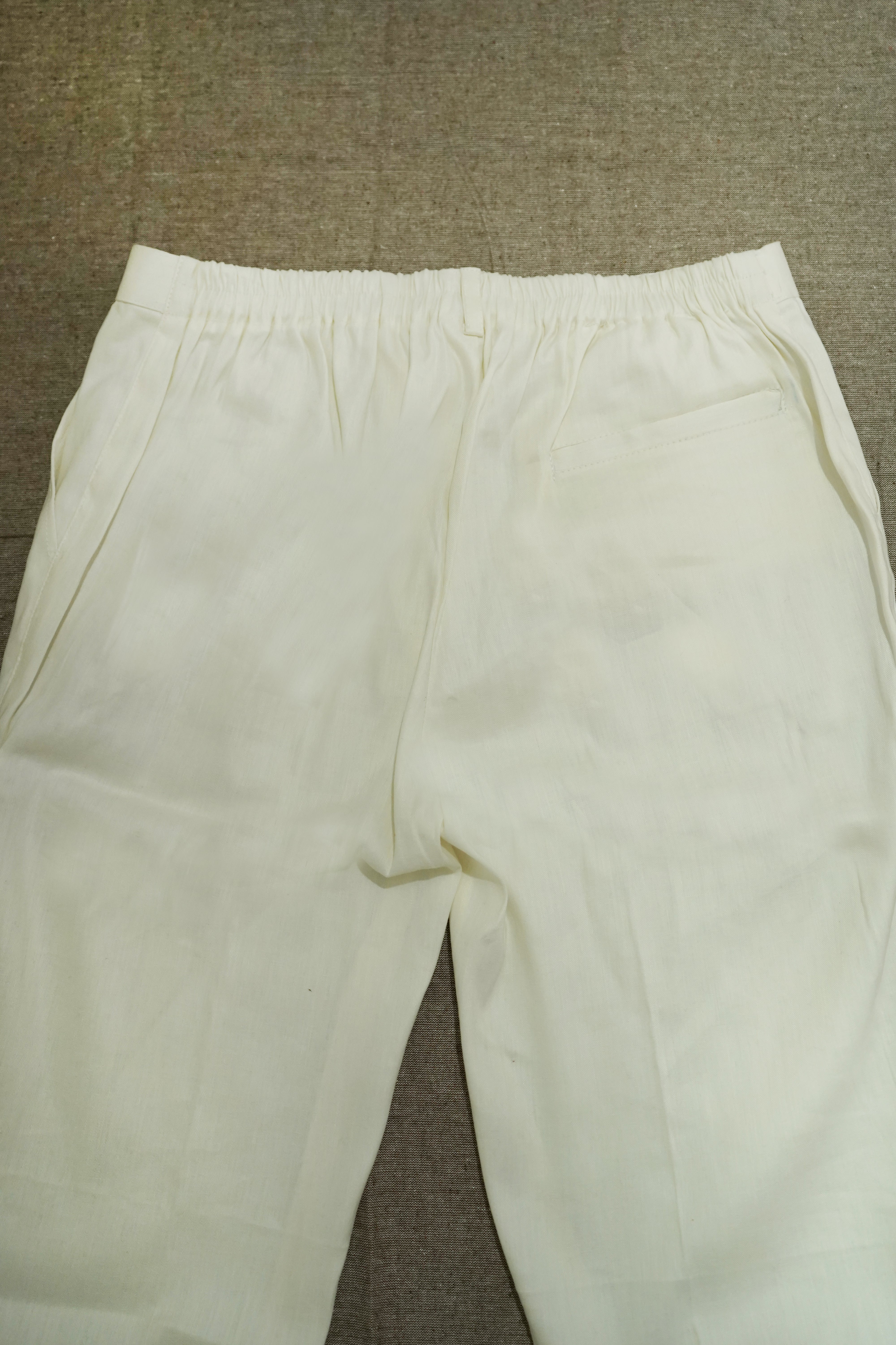 Blended Linen Cotton Trouser