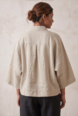 Women's Linen Oversized Jacket