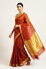 Maheshwari Cotton Silk Tissue Saree