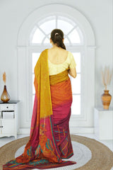 Ranipur Voile Cotton Saree – Aesthetic Maroon