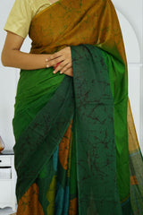 Ranipur Cotton Voile Saree – Green