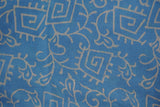 Chanderi Silk Cotton Dabu Print Suit – Sky Blue