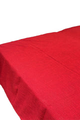 Kachha Suti Handwoven King Size Bedsheet / Bedcover – Red