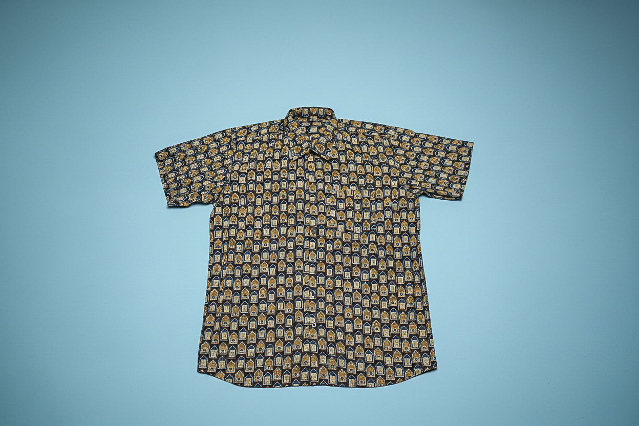 Mix Cotton Printed Men’s Shirt