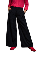 Women’s Pure Linen Single Pleated Trousers