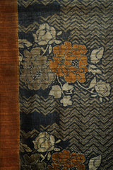Pure Kosa Silk Saree with Hand Kantha Work