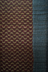 Pure Kosa Silk Saree with Hand Kantha Work