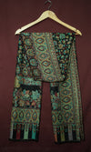 Handwoven Pure Kashmiri Pashmina Kani Work Shawl – Black with Multicolour