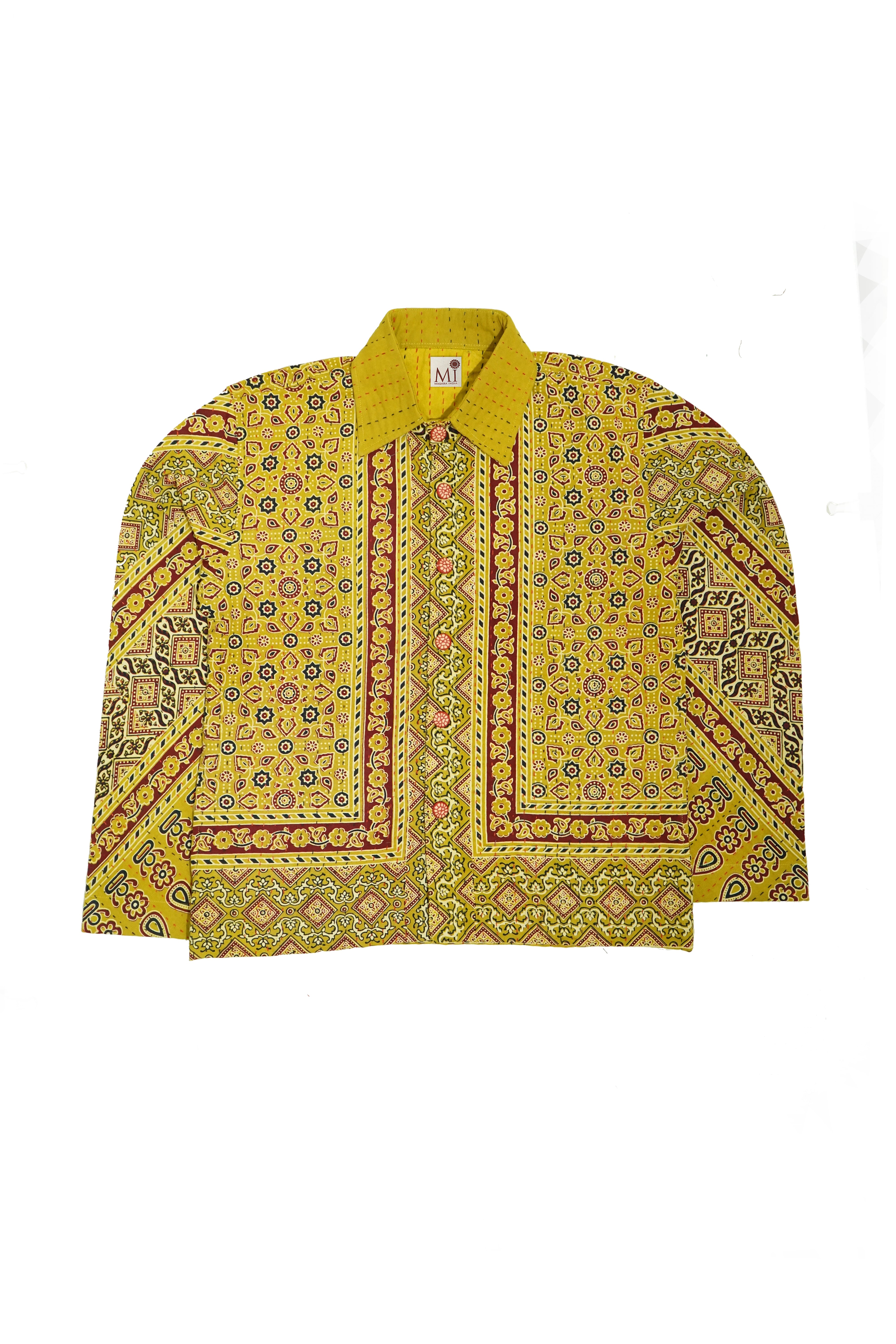 Ajrakh Kantha Jacket
